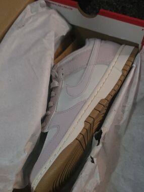 Nike Low-Top Sneaker in Pale Pink, White and Gum